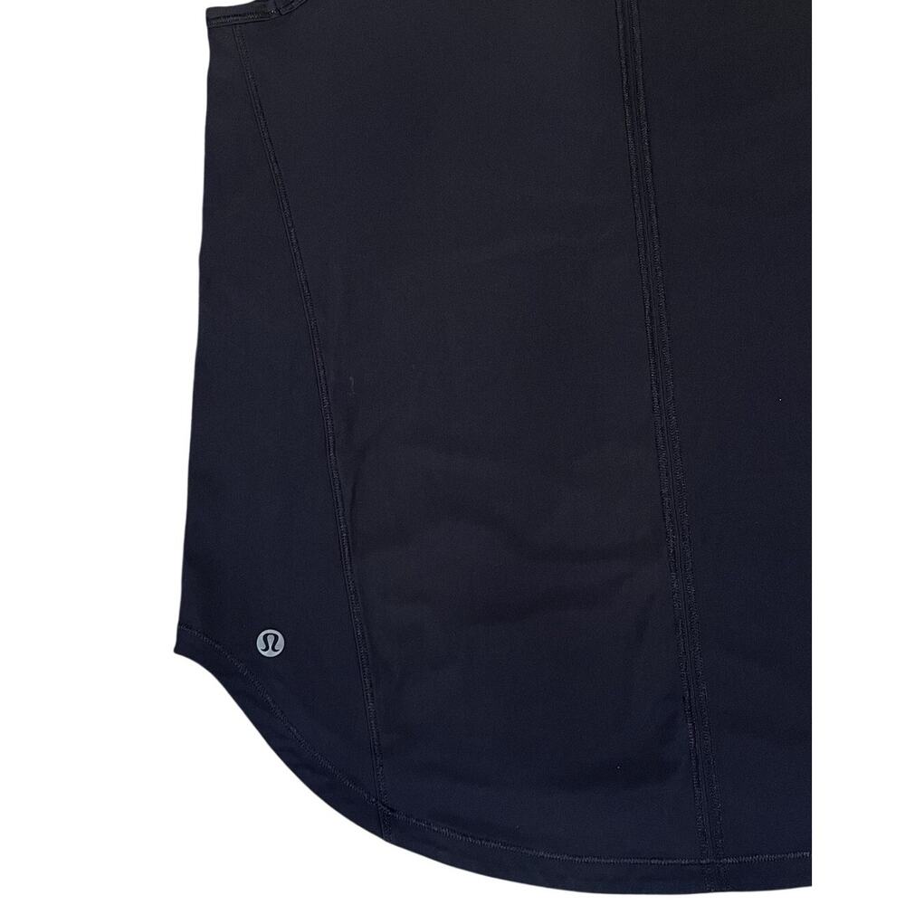 Lululemon Sculpt Tank Top Black Mesh Back Athletic Workout Tank Sz 6 - Picture 4 of 6